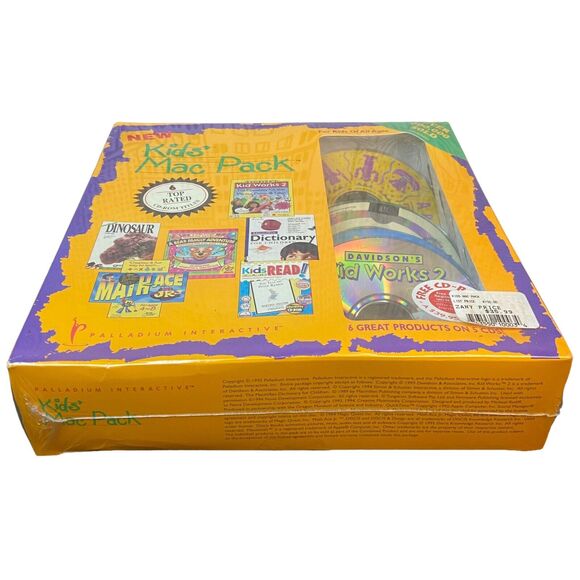 SEALED 1995 Kids Mac Pack 6 CD-ROM MAC Computer Games Palladium Interactive 90s - Picture 12 of 16